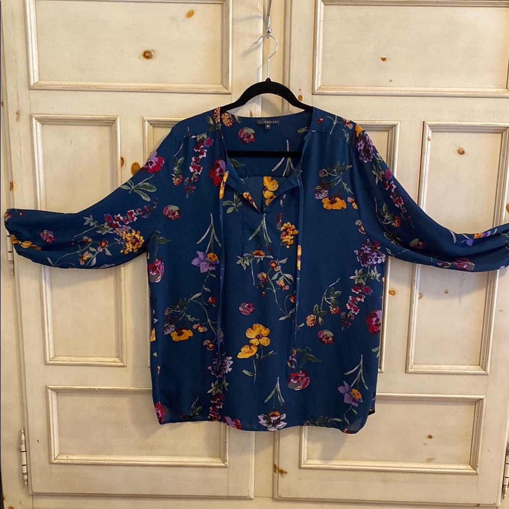 Stitch Fix Floral Blue Women's Tunic